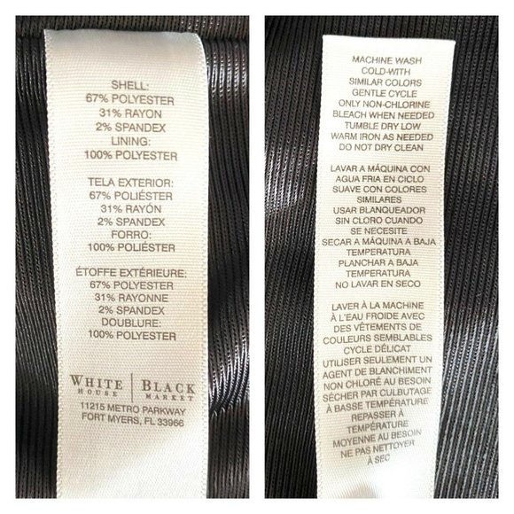 White House Black Market Black-White Striped Dress - Picture 7 of 7